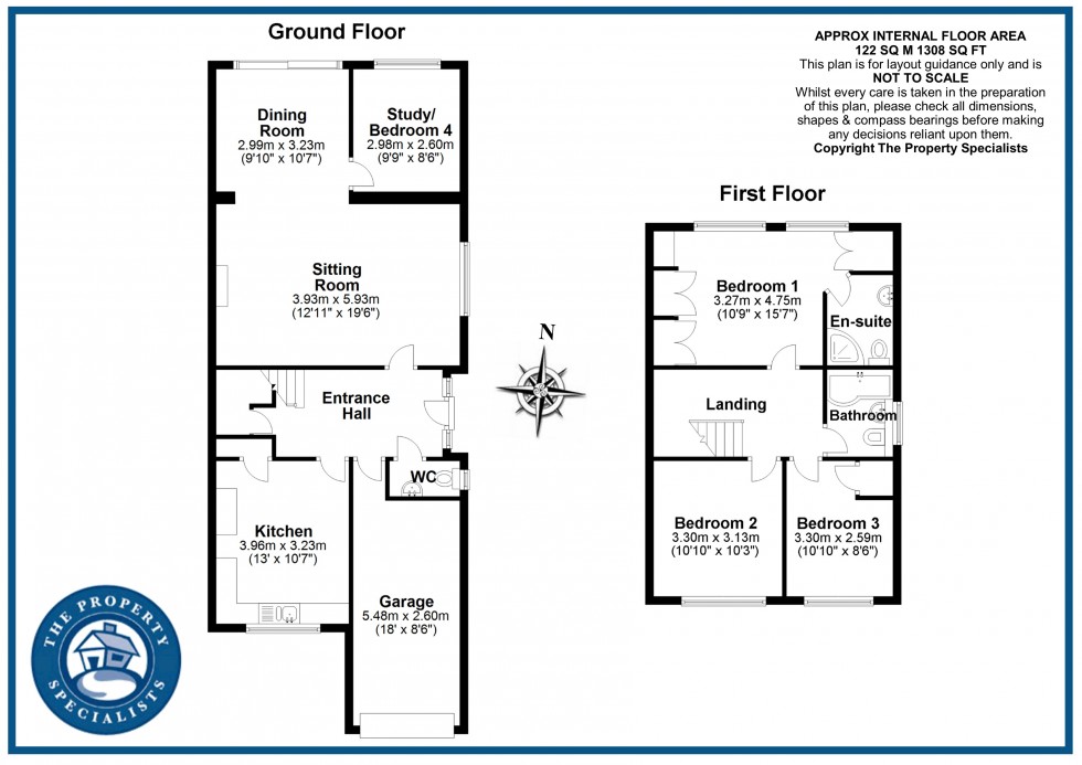 Floorplan for Scrub Rise, Billericay, Essex