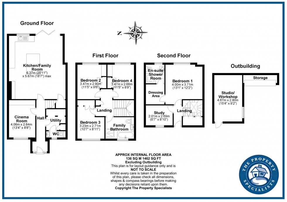 Floorplan for Upland Road, Billericay, Essex