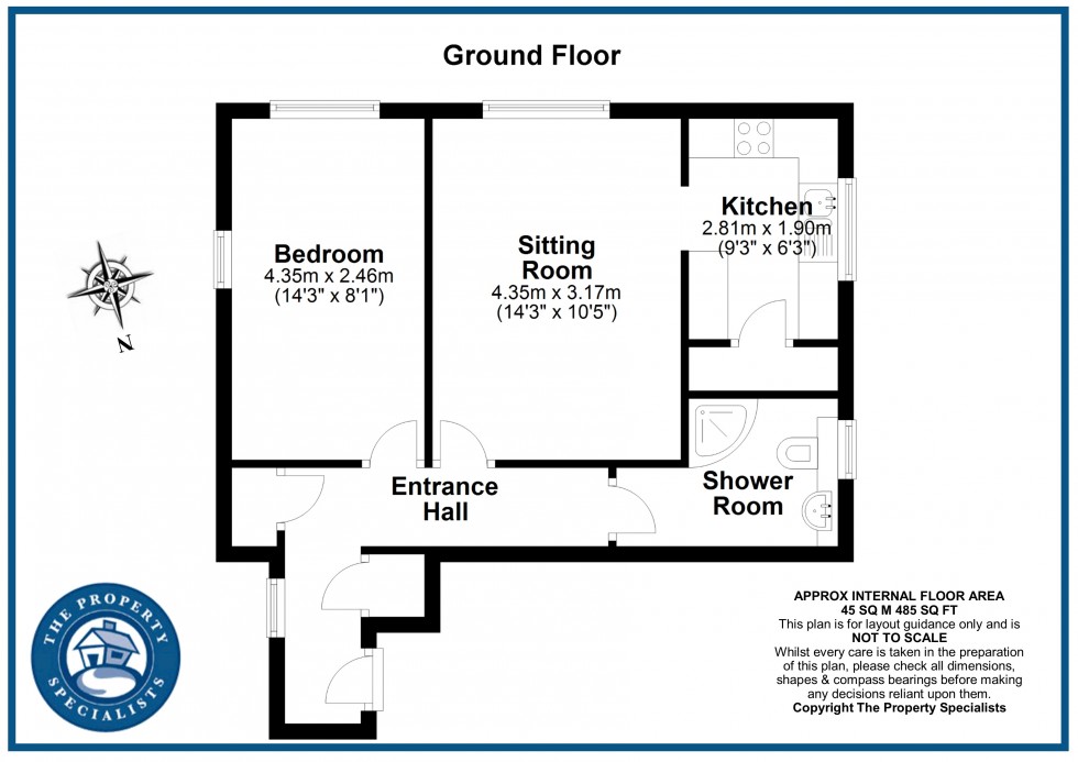 Floorplan for Kensington Gardens, Billericay, Essex