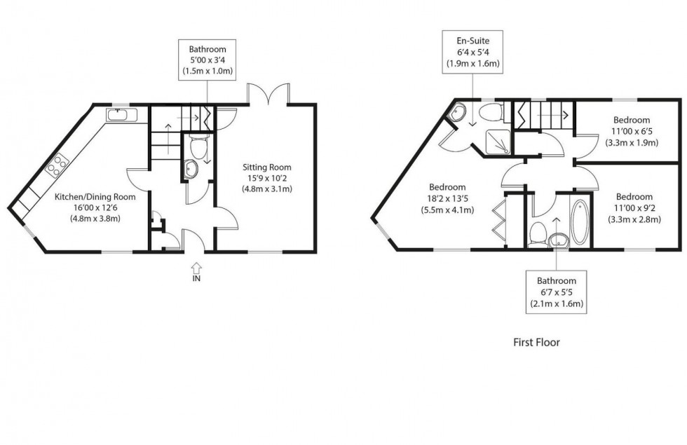 Floorplan for Norton Place, Ramsden Heath, Billericay, Essex