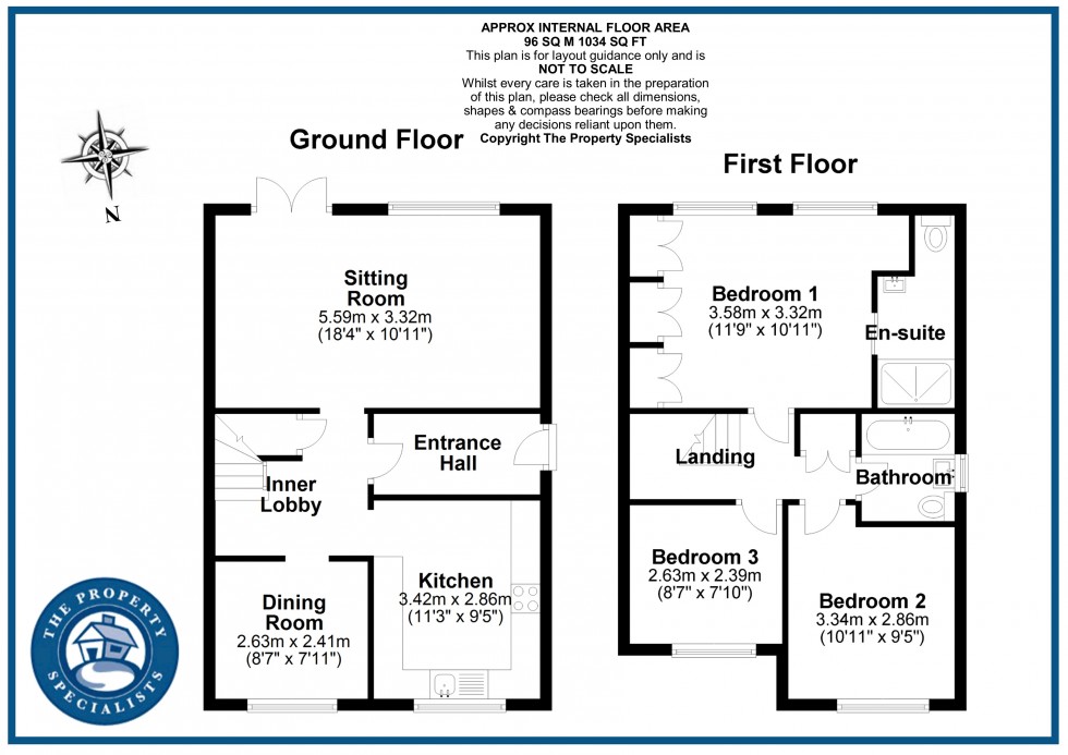 Floorplan for Upland Road, Billericay, Essex