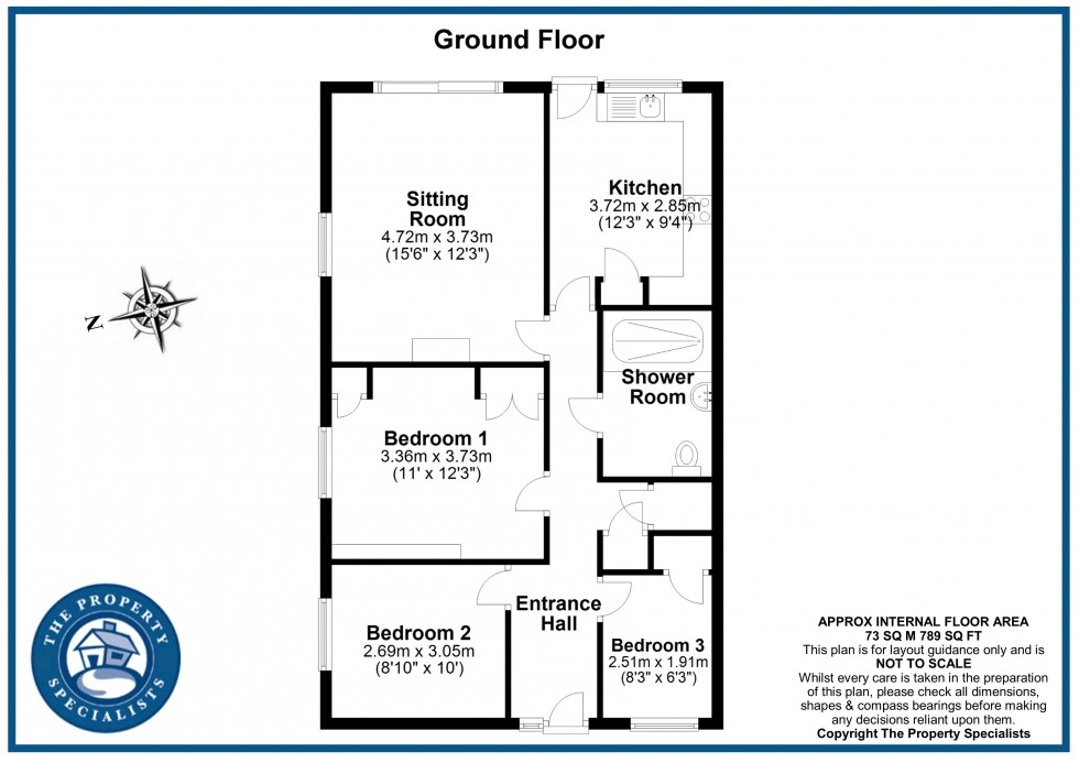 Floorplan for Sandon, Chelmsford, Essex