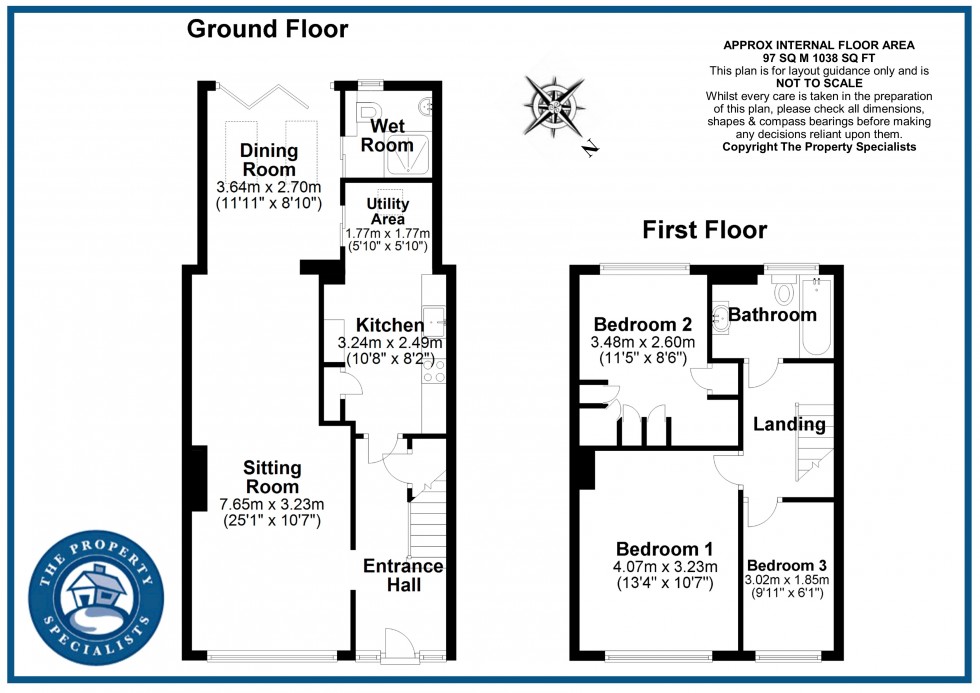 Floorplan for Passingham Avenue, Billericay, Essex