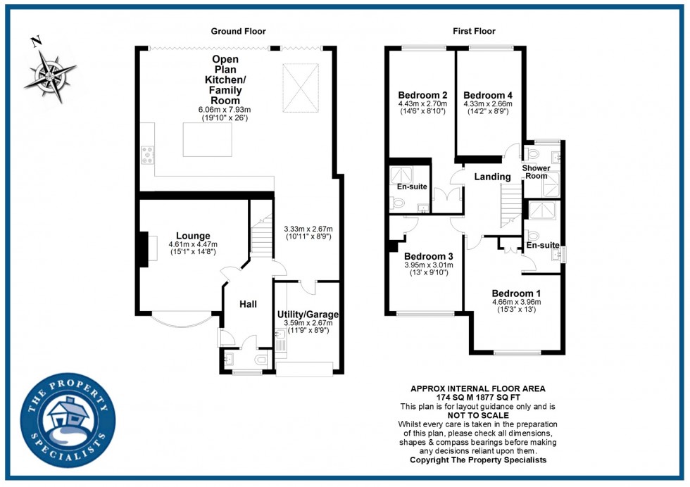 Floorplan for The Vale, Stock, Essex