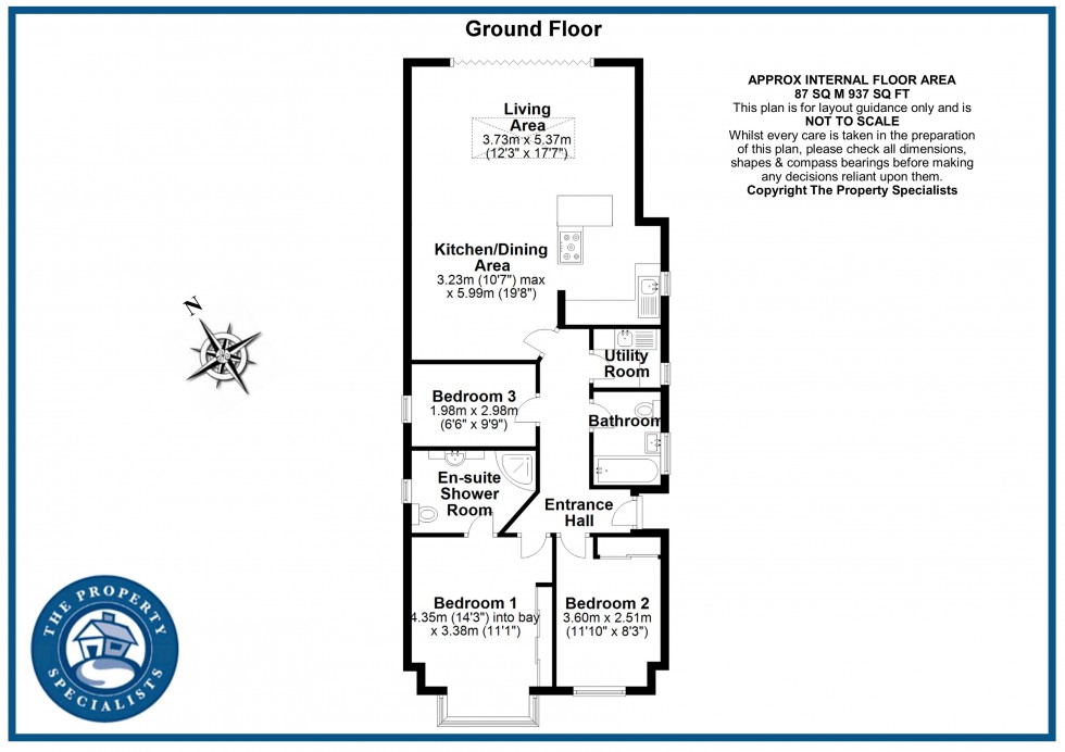 Floorplan for Shenfield, Essex