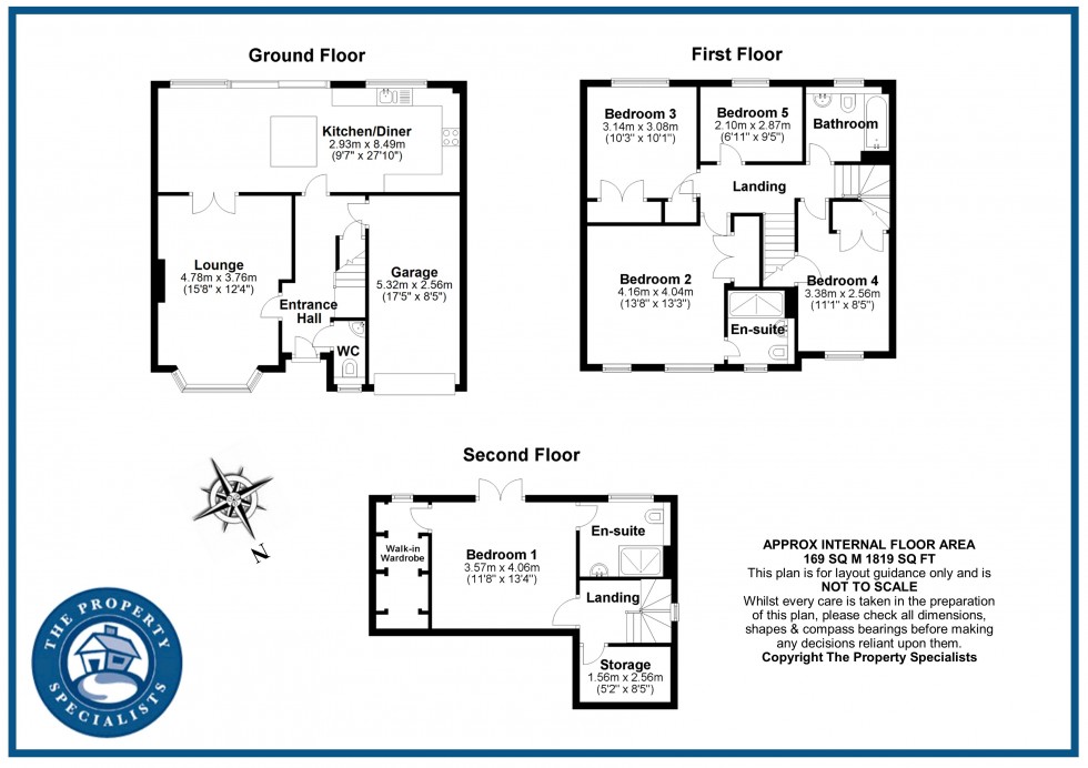 Floorplan for Invicta Court, Billericay, Essex