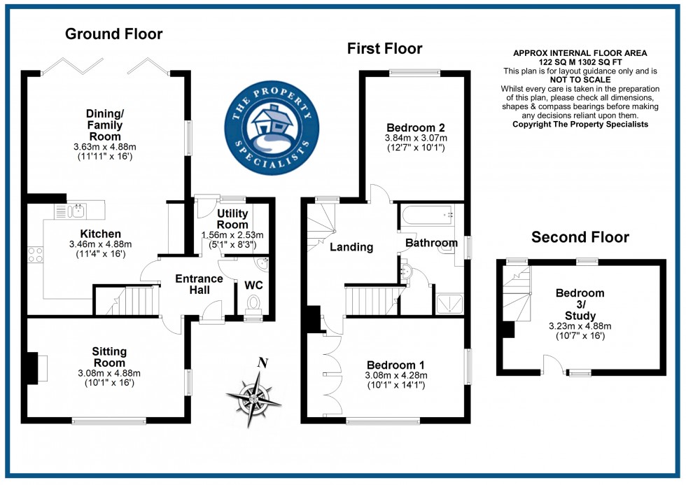 Floorplan for Stock, Stock, Ingatestone, Essex