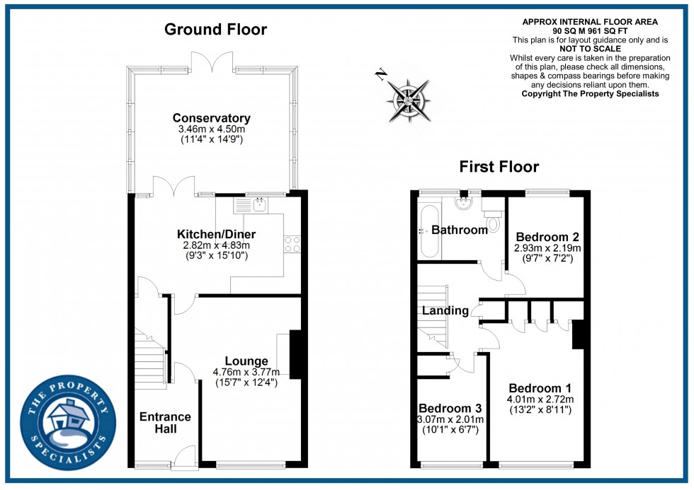 Floorplan for Glanmire, Billericay, Essex