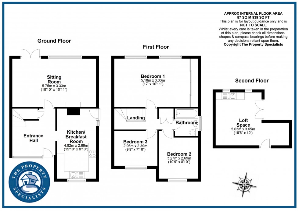 Floorplan for Upland Road, Billericay, Essex