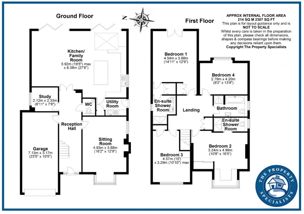 Floorplan for Noak Hill Road, Billericay, Essex